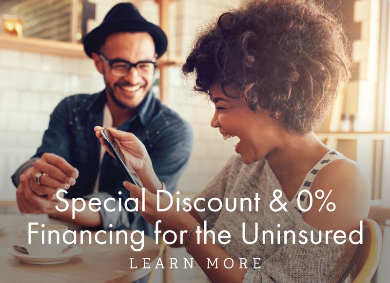Special Discount and 0% Financing for the Uninsured